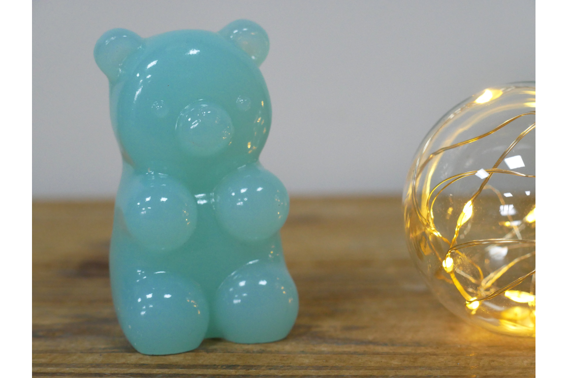 Blue Ornamental Bear - Small