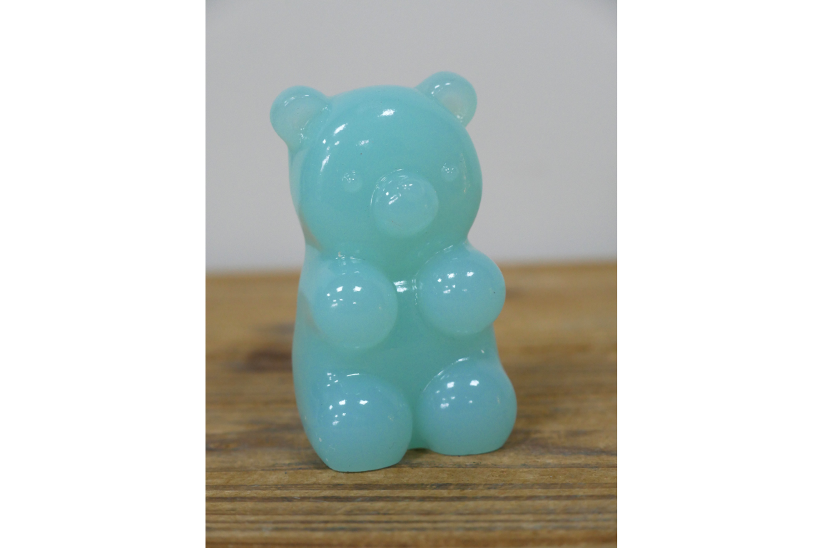 Blue Ornamental Bear - Small