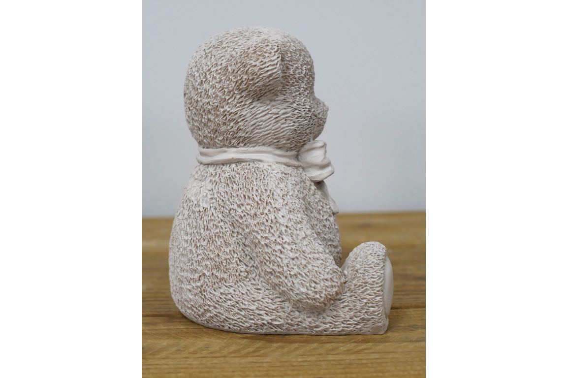 Teddy Bear  Statue - Cream