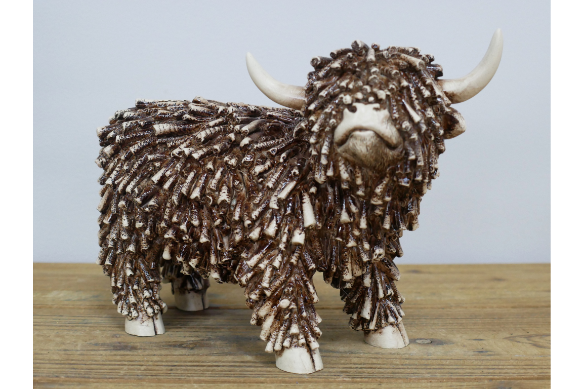 Standing Cow Figurine - Large