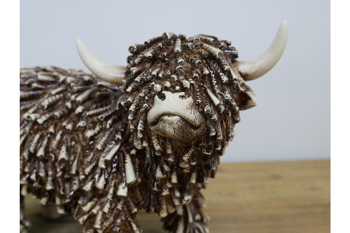 Standing Cow Figurine - Large