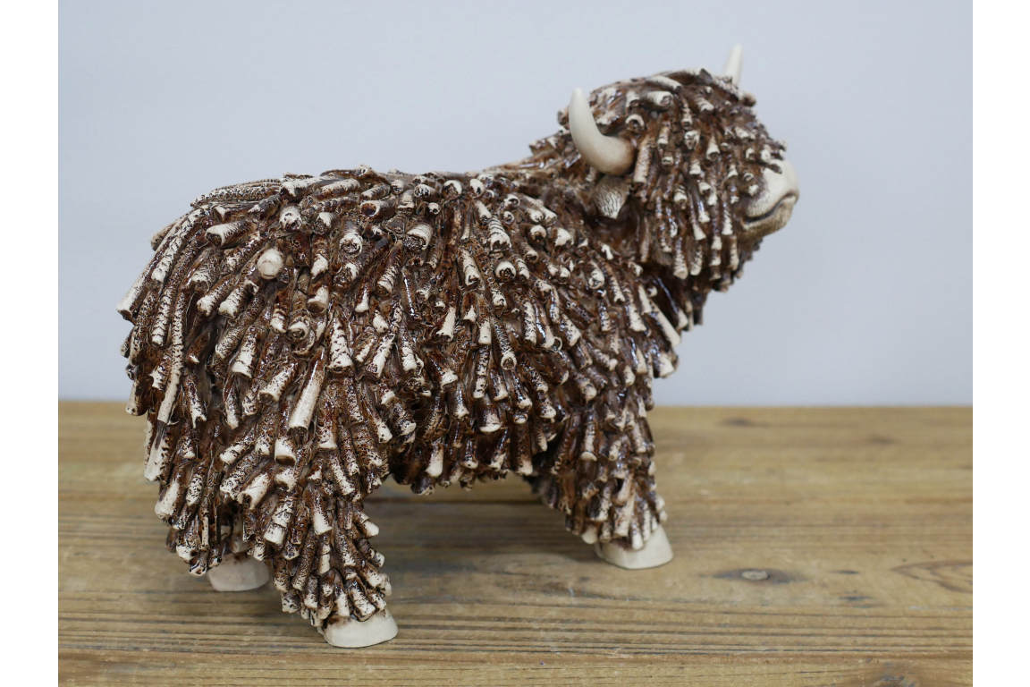 Standing Cow Figurine - Large