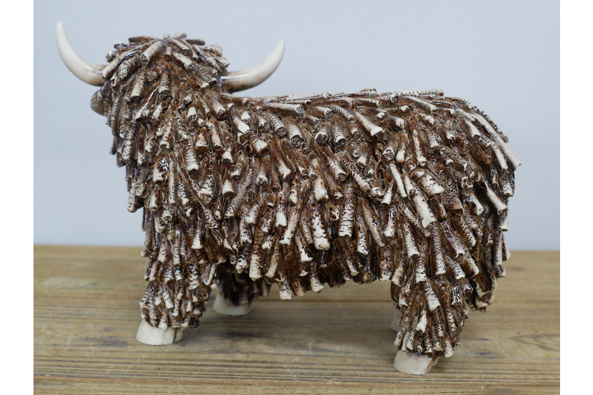 Standing Cow Figurine - Large