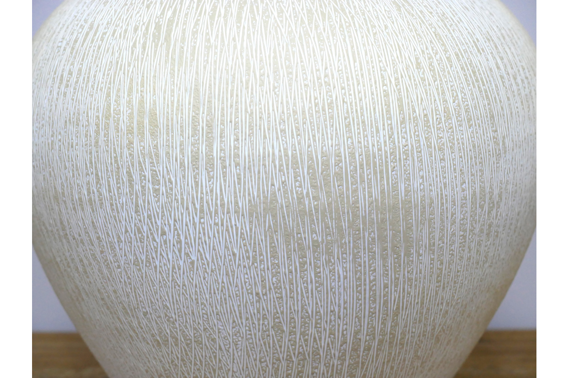 Stone Effect Metal Vase