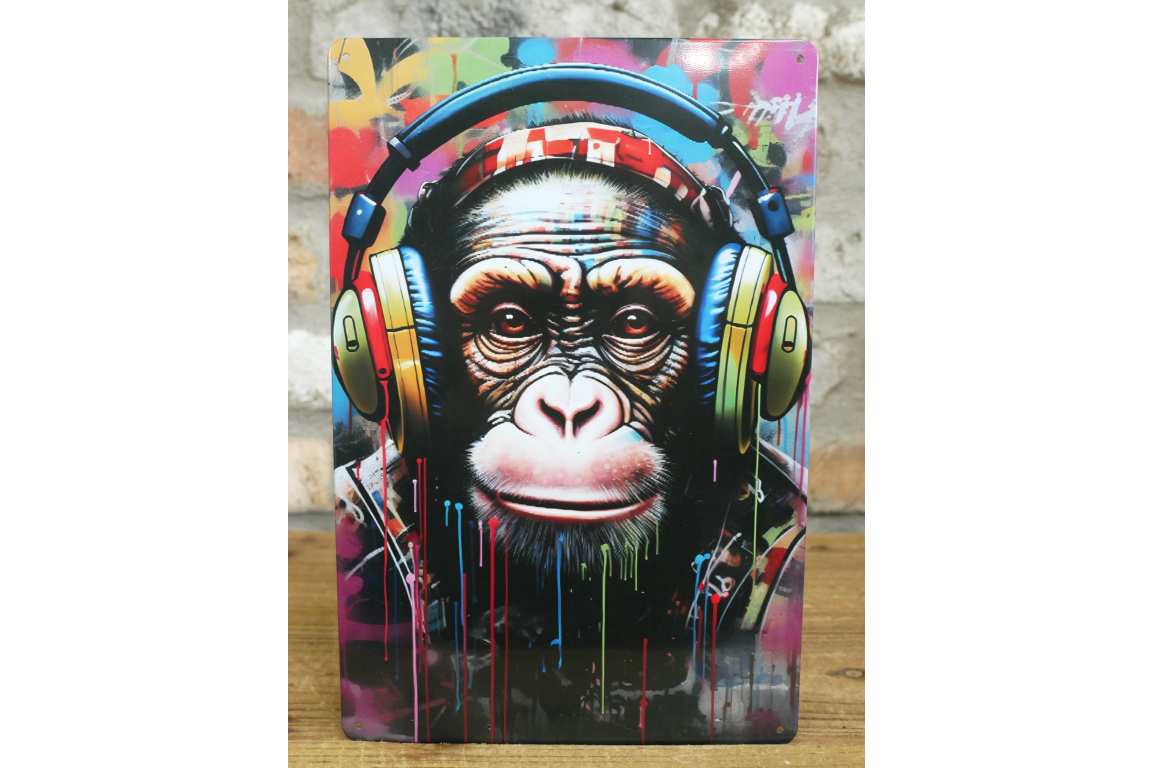 DJ Chimp - Tin Sign