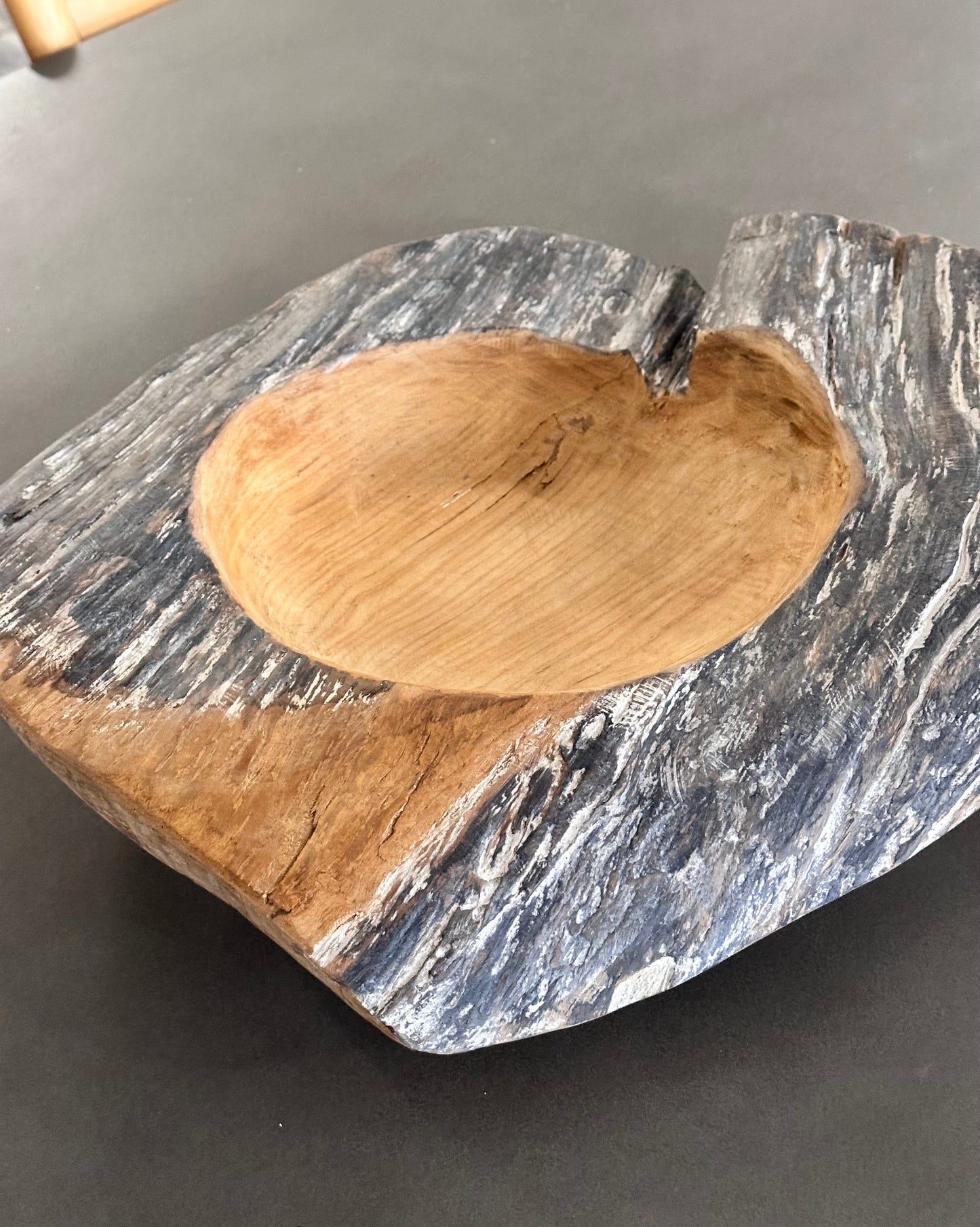 Solid Teak Wood Centrepiece Bowl