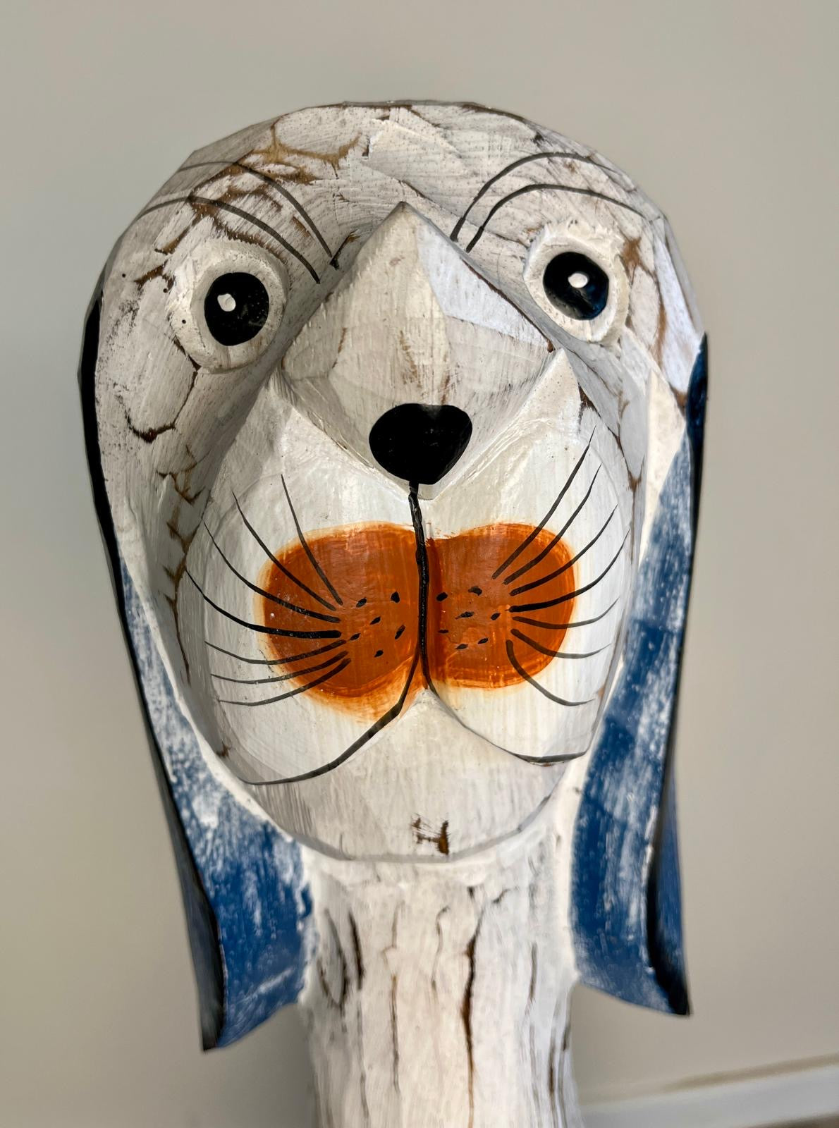 Wooden tall dog 97cm
