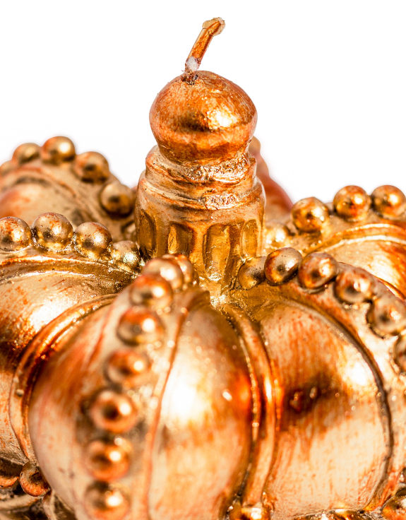 Gold Crown Candle