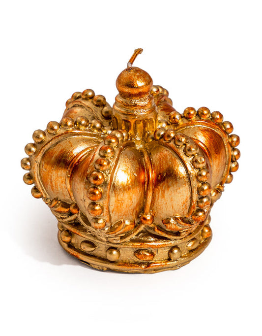Gold Crown Candle