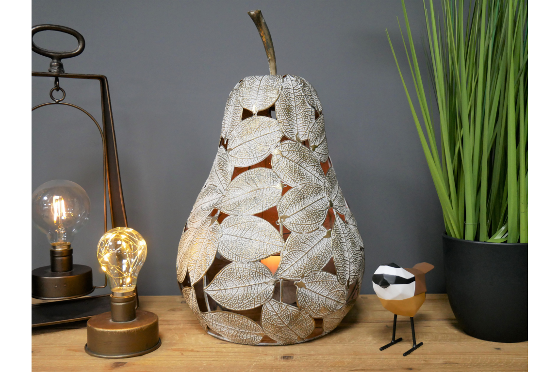 Pear Leaf Candle Holder