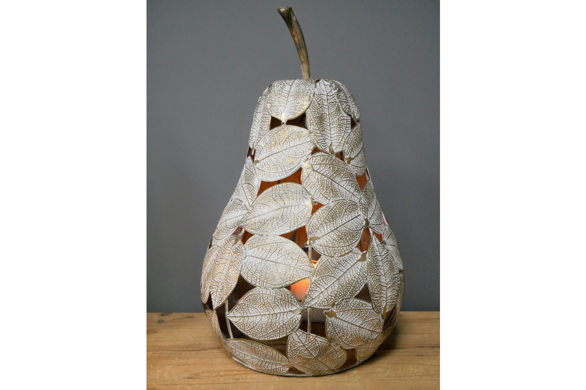 Pear Leaf Candle Holder
