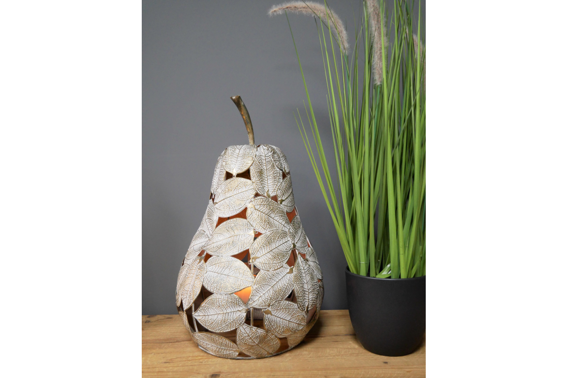 Pear Leaf Candle Holder
