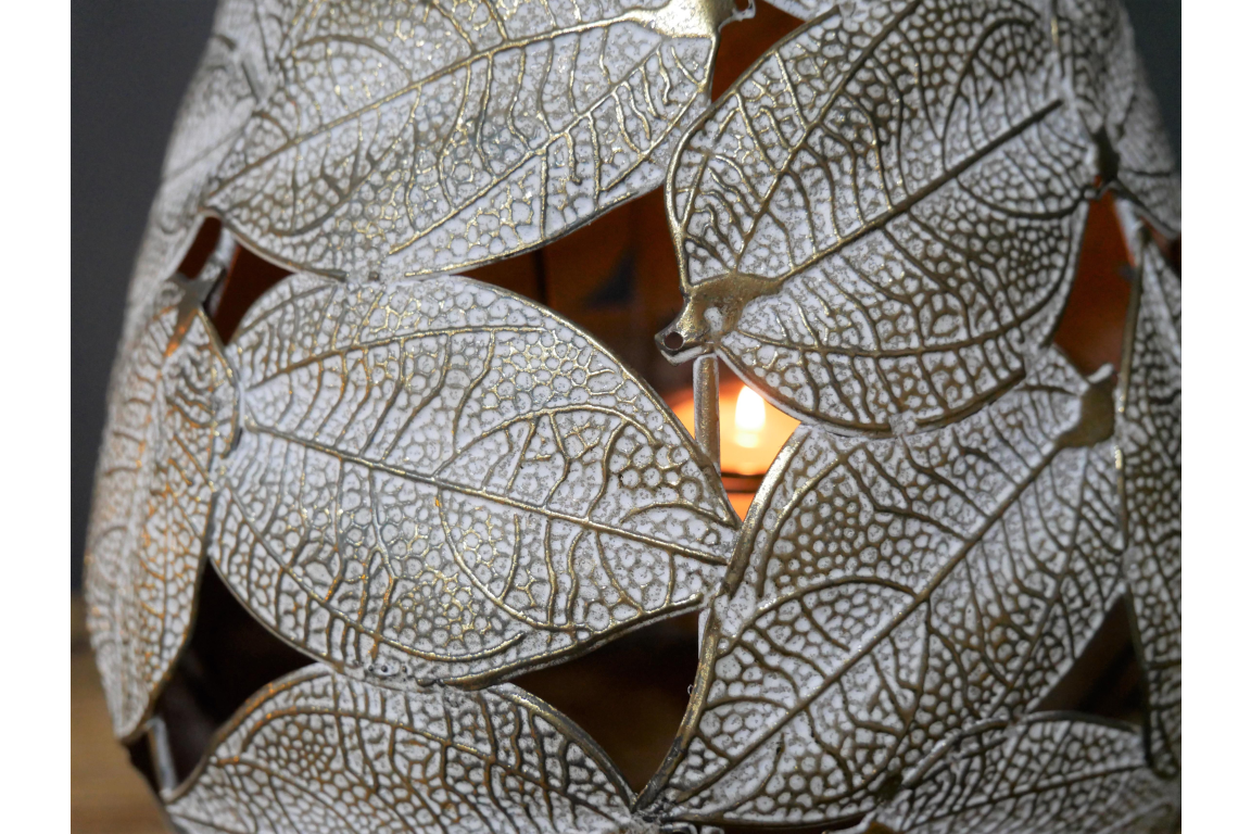 Pear Leaf Candle Holder