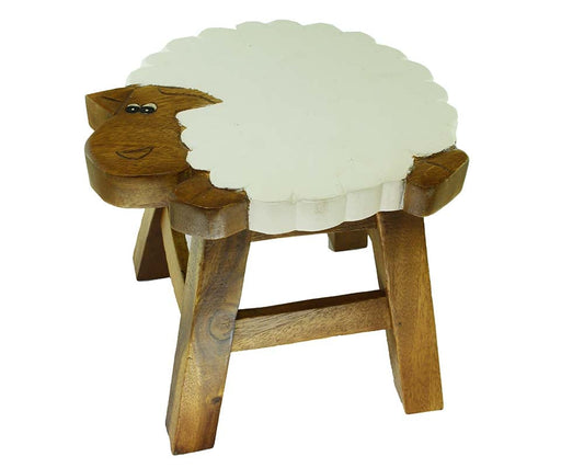 Children's Wooden Sheep Stool