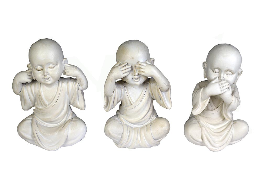 Set of 3 Monks See Hear Say No Evil