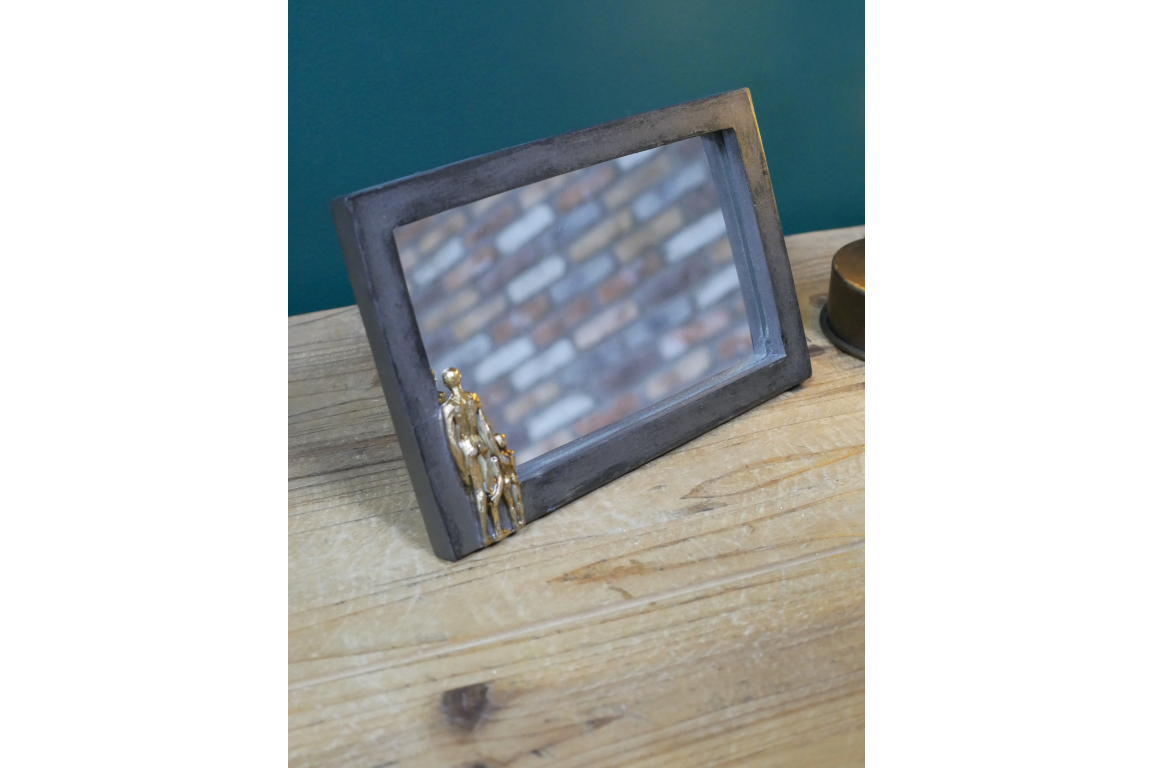 Small Father & Son Table Top Decorative Mirror