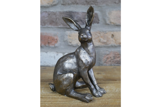 Antique Finish Hare Ornament