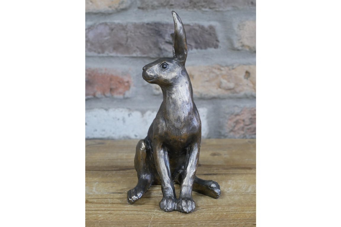 Antique Finish Hare Ornament