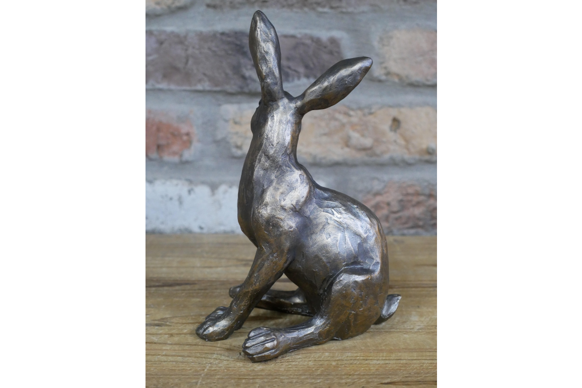 Antique Finish Hare Ornament