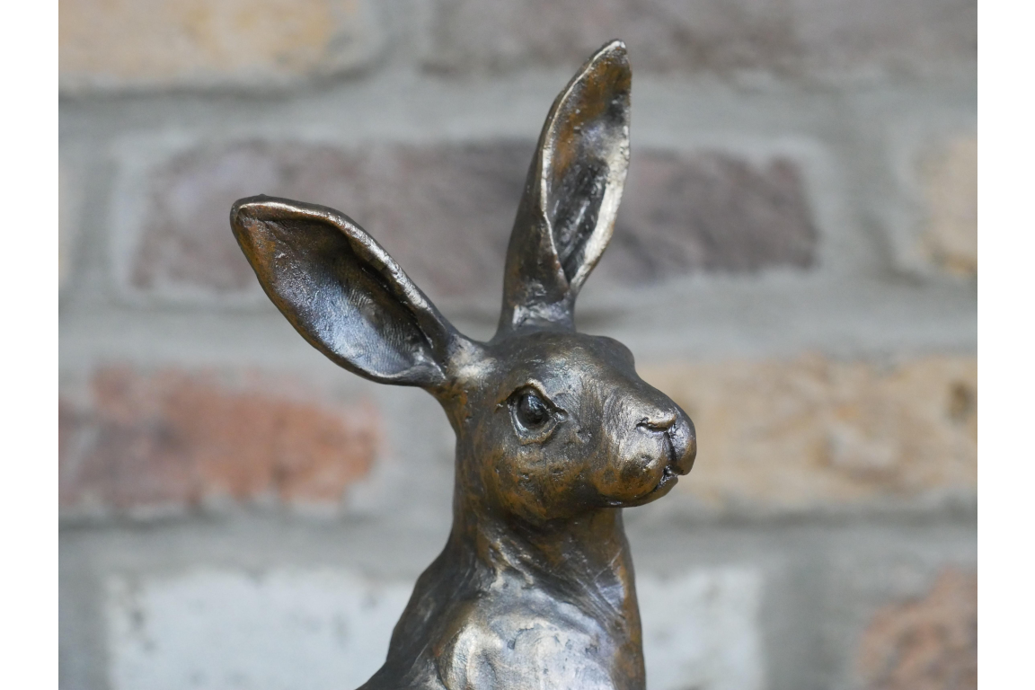 Antique Finish Hare Ornament