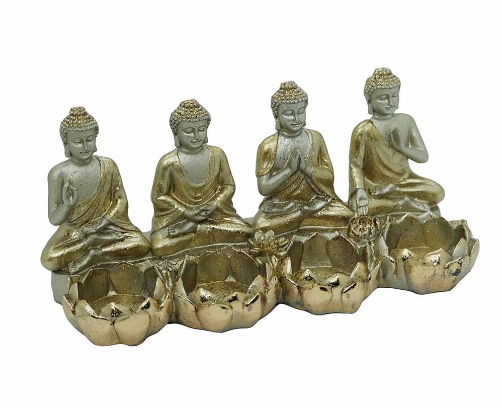 Buddhas Sitting T-Light Holder
