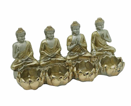 Buddhas Sitting T-Light Holder