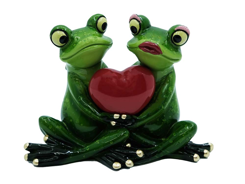 Two Lover Frogs Decoration