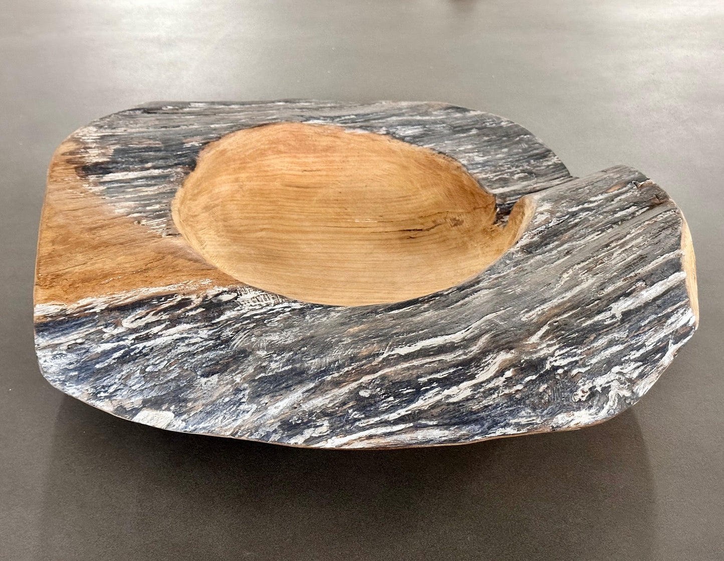 Solid Teak Wood Centrepiece Bowl