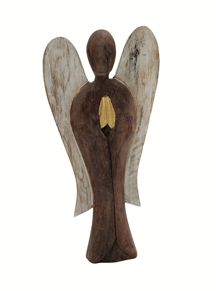Wooden Angel Ornament 20cm