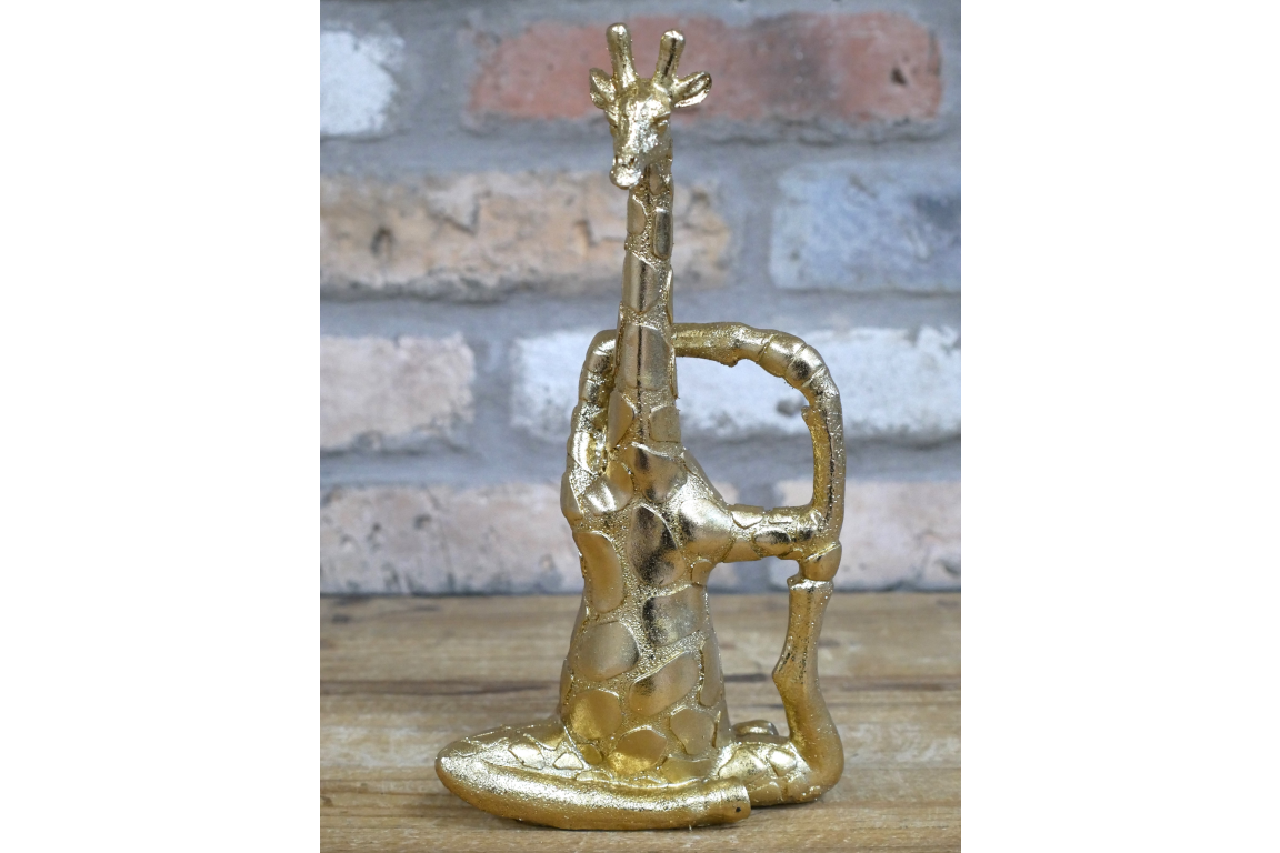 Set Of 3 Yoga Giraffes