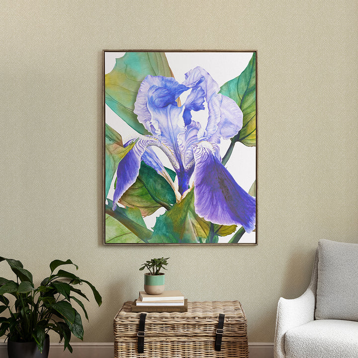 Darwen Framed Canvas Stone