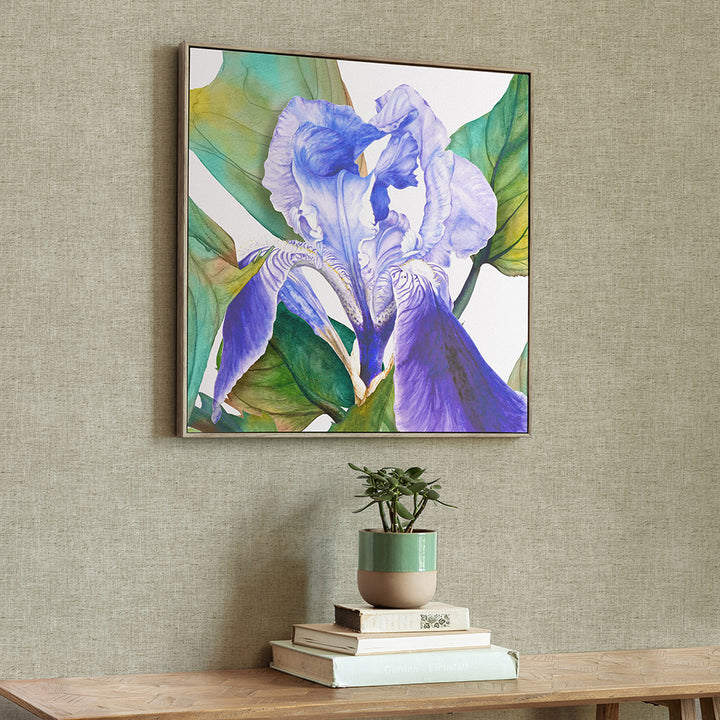 Darwen Framed Canvas Stone