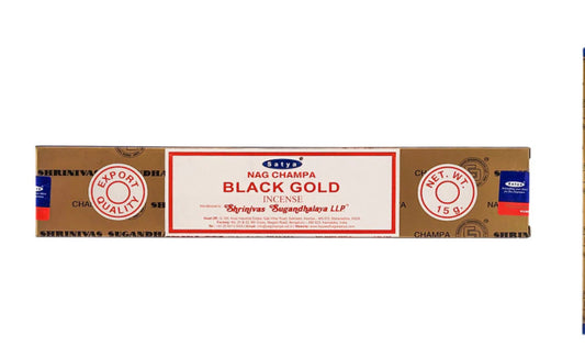 Black Gold - Satya Incense Sticks 12pcs