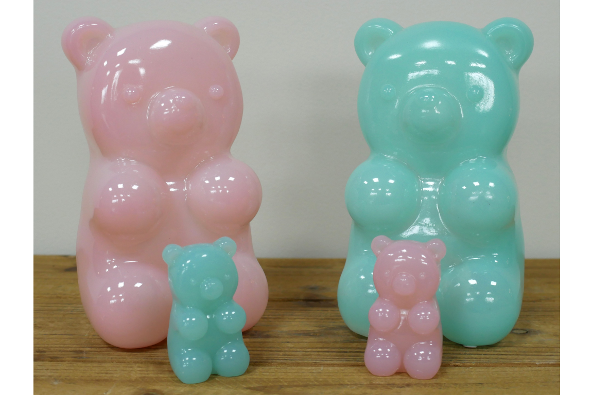 Blue Ornamental Bear - Small