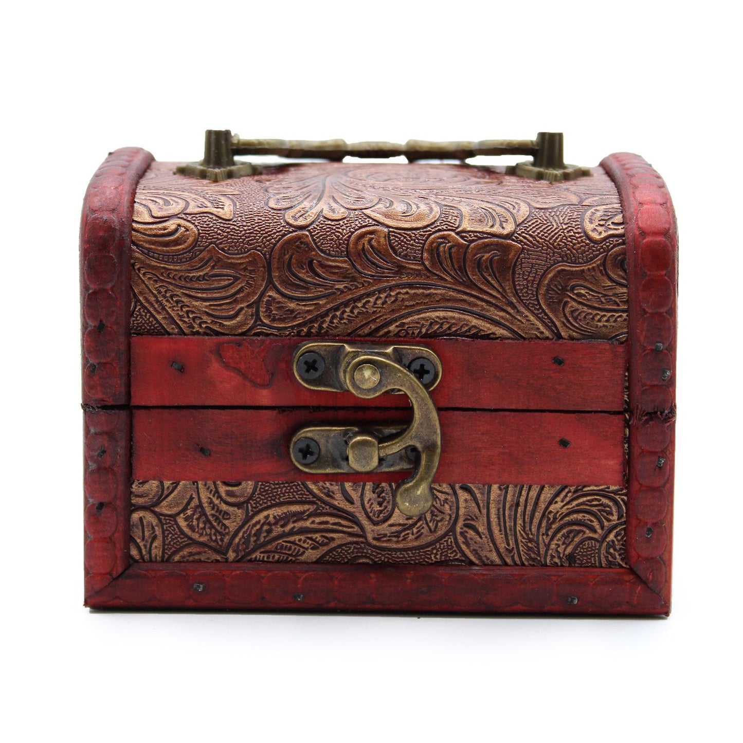 Lrg Colonial Boxes - Floral Embossed