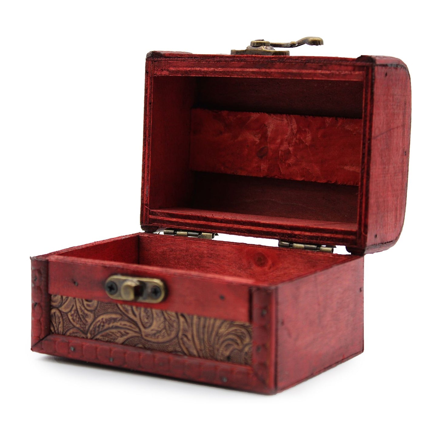 Lrg Colonial Boxes - Floral Embossed