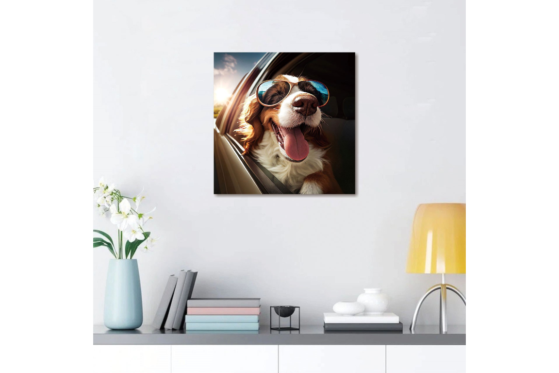 Dog Glass Wall Art - Mini