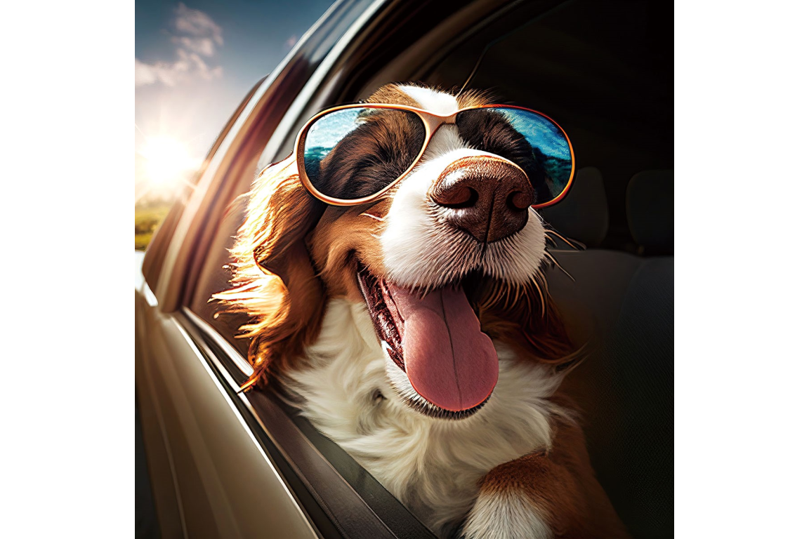 Dog Glass Wall Art - Mini