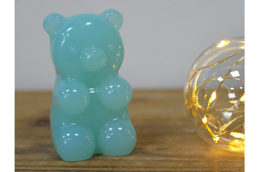 Blue Ornamental Bear - Small