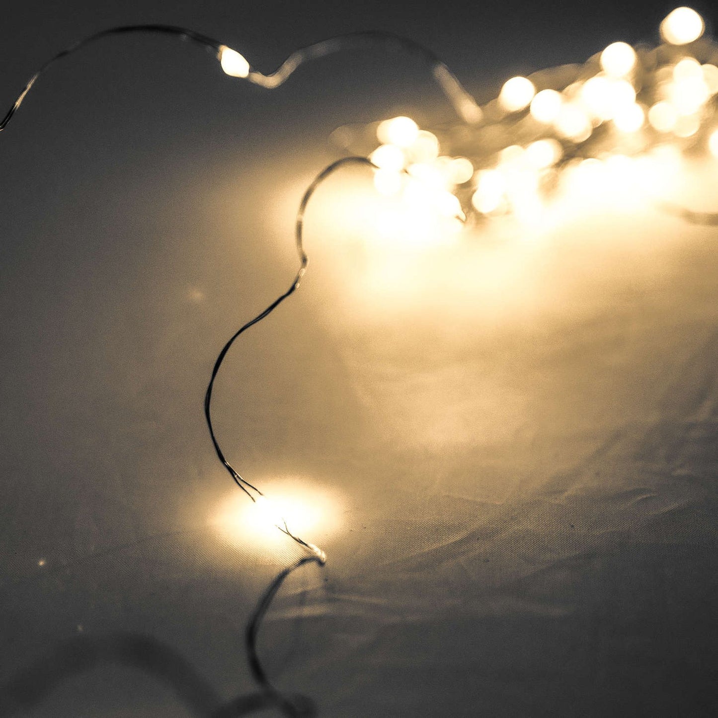 Premium 100 LED Battery Micro Lights Silver Wire 10m