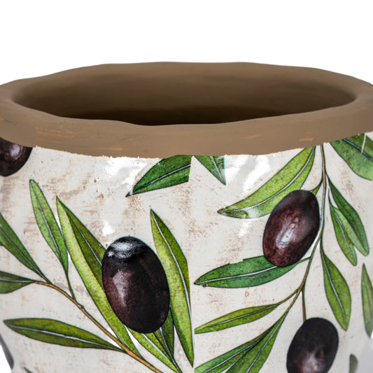 Verdal Olive Small Ceramic Planter