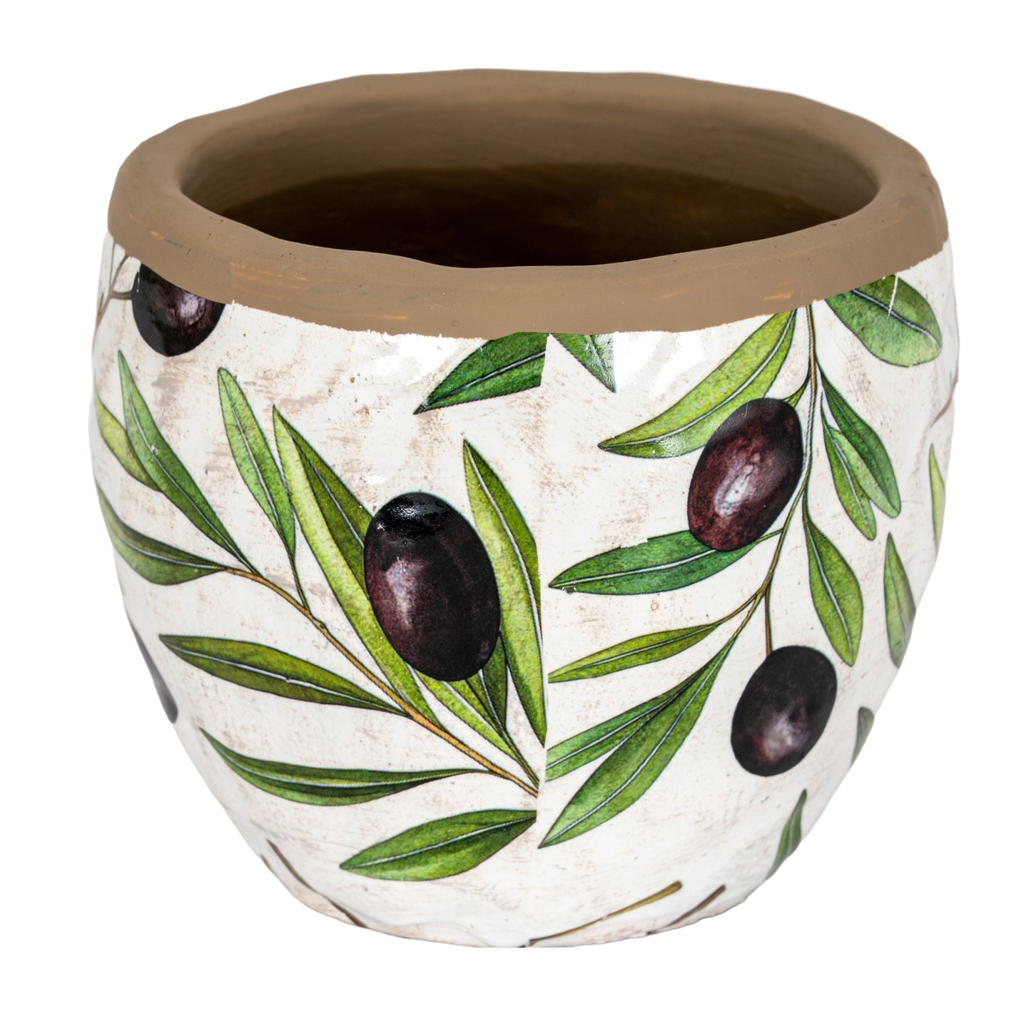 Verdal Olive Small Ceramic Planter