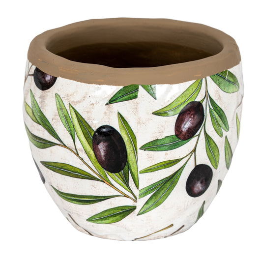 Verdal Olive Small Ceramic Planter