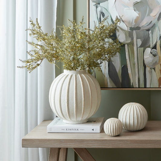 Grove Globe Ceramic Vase