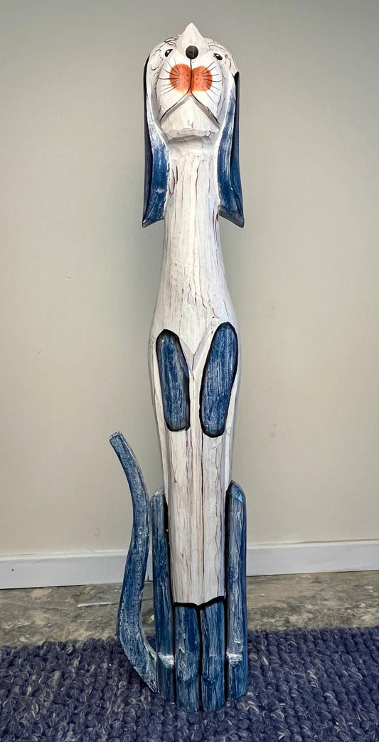 Wooden tall dog 97cm