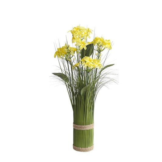 Yellow Hyacinth Grass Bundle 45cm