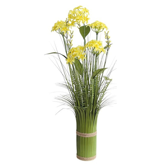 Yellow Hyacinth Grass Bundle 65cm