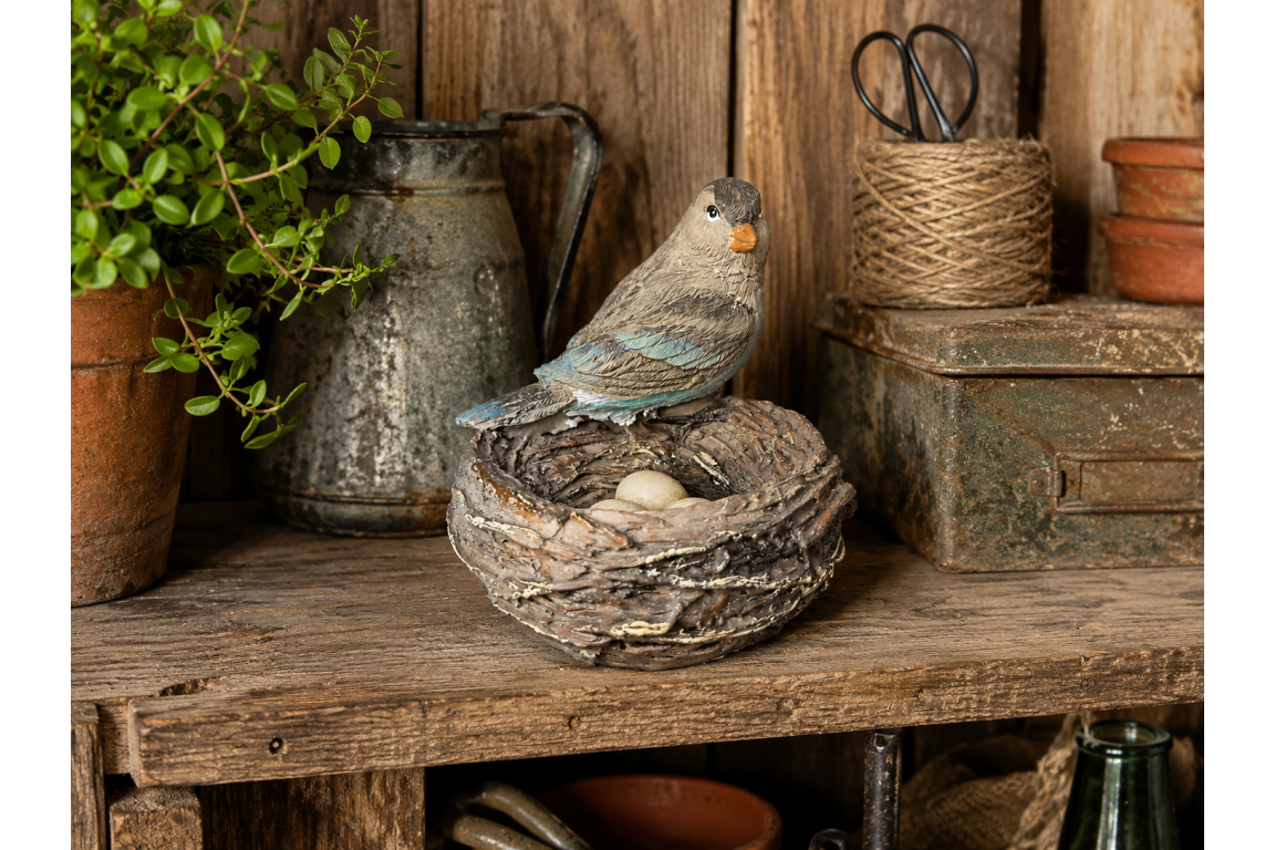 Cute Bird Nest Ornament