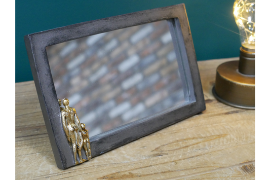 Small Father & Son Table Top Decorative Mirror