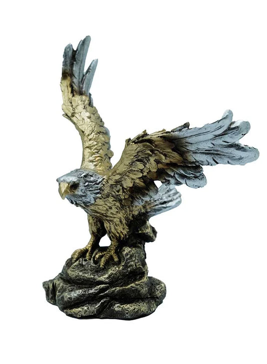 Eagle Golden Open Wings Statue